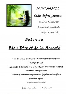 affiche Salon Bien être St Marcel
